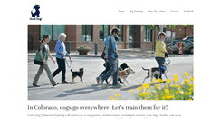 Desktop Screenshot of gooddogbehavior.org