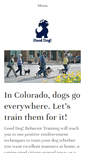 Mobile Screenshot of gooddogbehavior.org